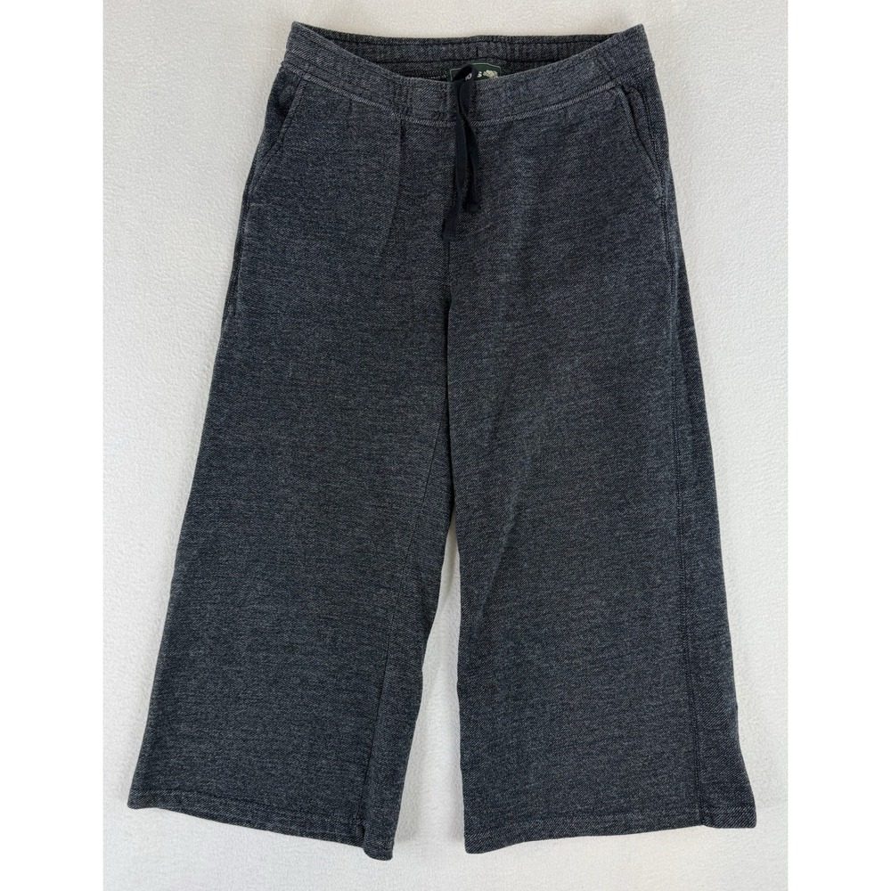 Roots Canada Pants‎ Gray Crop Athletic Pull On Stretch Waist Womens Medium